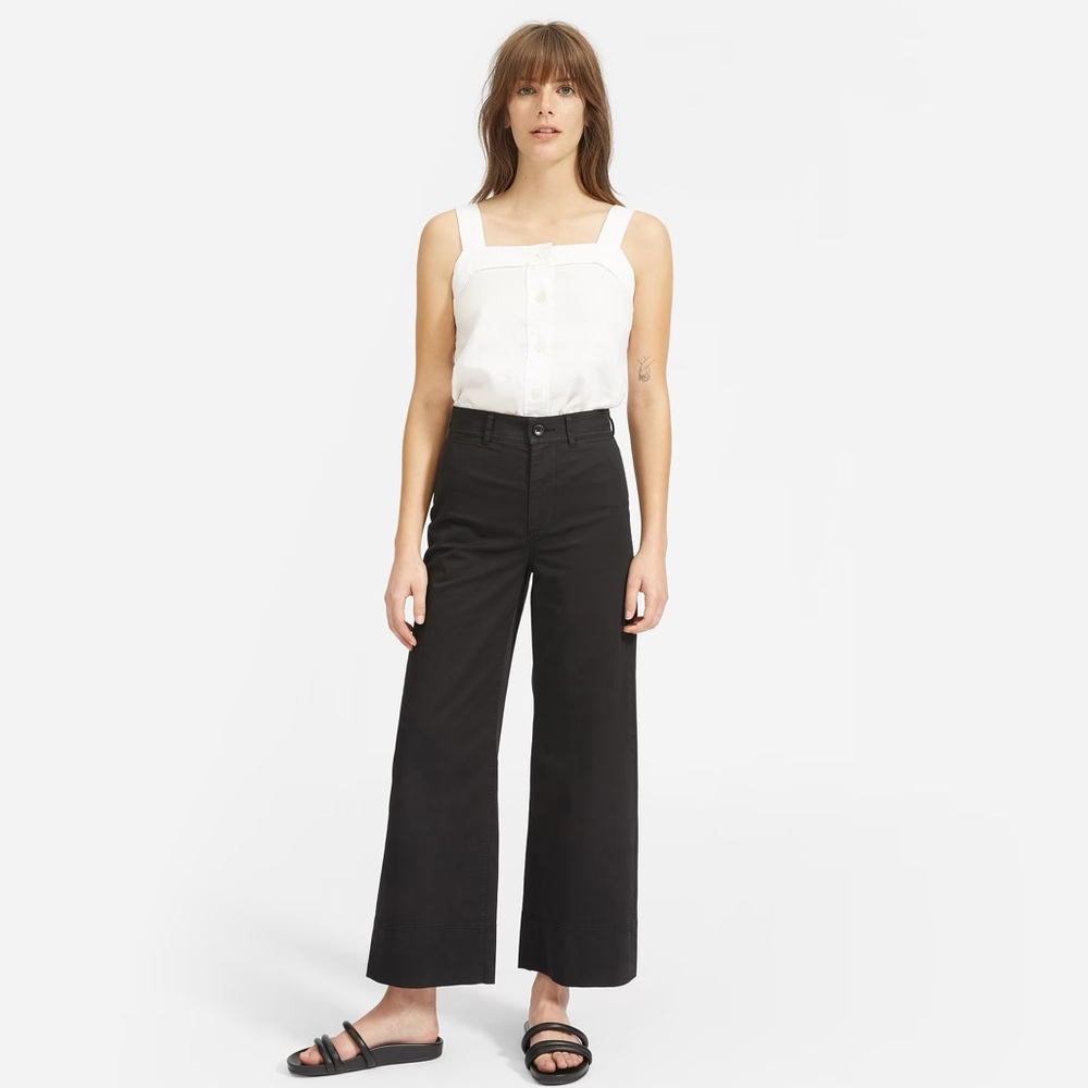Everlane Wide Leg Crop Pant